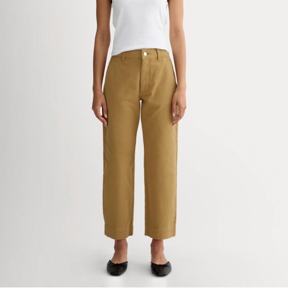 Everlane The Utility Straight-Leg Pant - 4 - Oak Brown - Picture 2 of 5